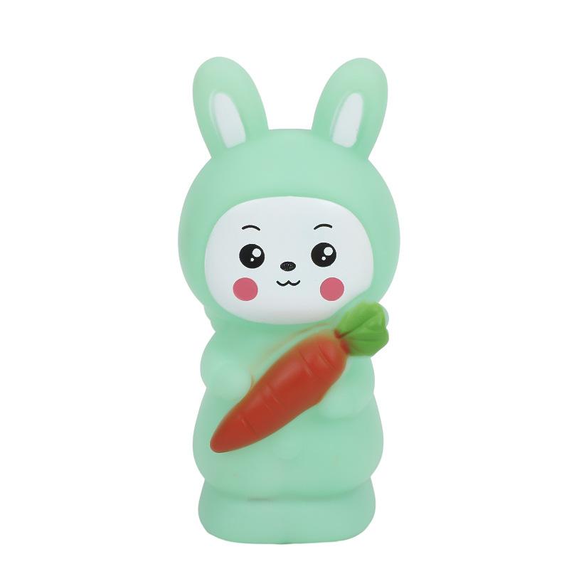 Cartone Animato Carino Angelo Carota Coniglio Coniglietto Luminoso Ornamenti Luci d'Ambiente Camera da Letto Luce Notturna