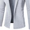 Business Jacket Long Sleeve Skin-friendly Streetwear Slim Fit Lapel Warm Men Coat for Office