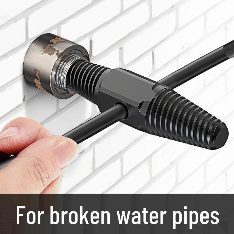 Reverse Thread Broken Pipe & Screw Extractor for Faucets and Valves