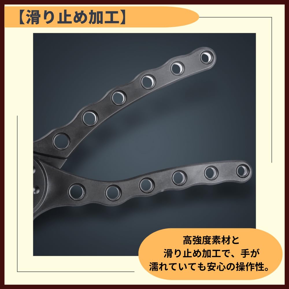ideamall Fish Grip Fishing Tackle Fishing Pliers Fish Grab Fishing Scissors Crocodile Grip (Black)