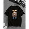 Men's Streetwear-Inspired Cartoon Bear T-Shirt | Versatile Crew Neck | Summer-Ready Short Sleeves | Trendy Casual Wear T-Shirts Men’s