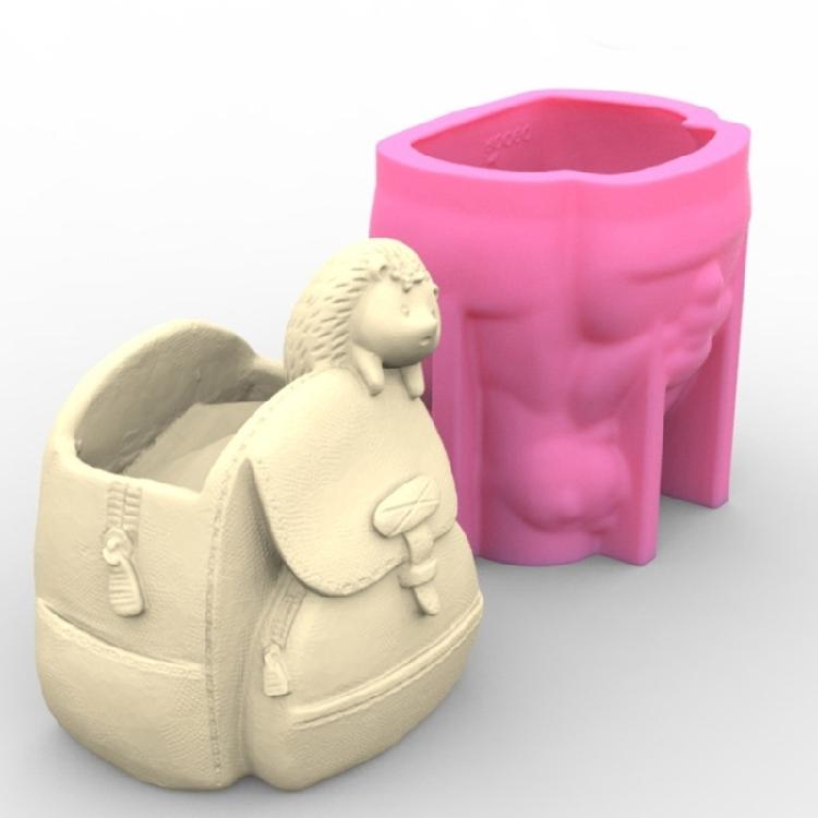 DIY Concrete Flower Pots Resin Mold Pen Holder Resin Mold Desktop Decoration