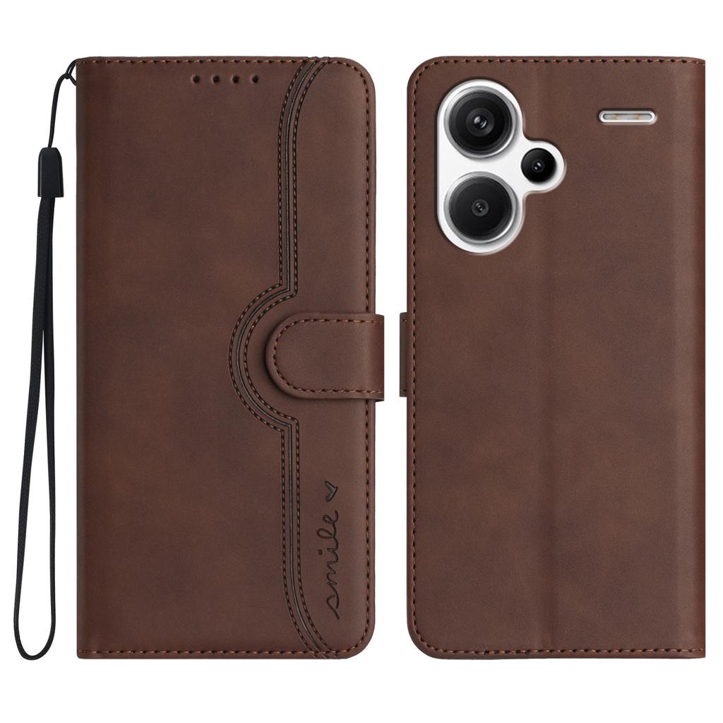 YX003 Para Xiaomi Redmi Note 13 Pro+ 5G Funda de Cuero Billetera Soporte Antigolpes Carcasa de Teléfono Estampada