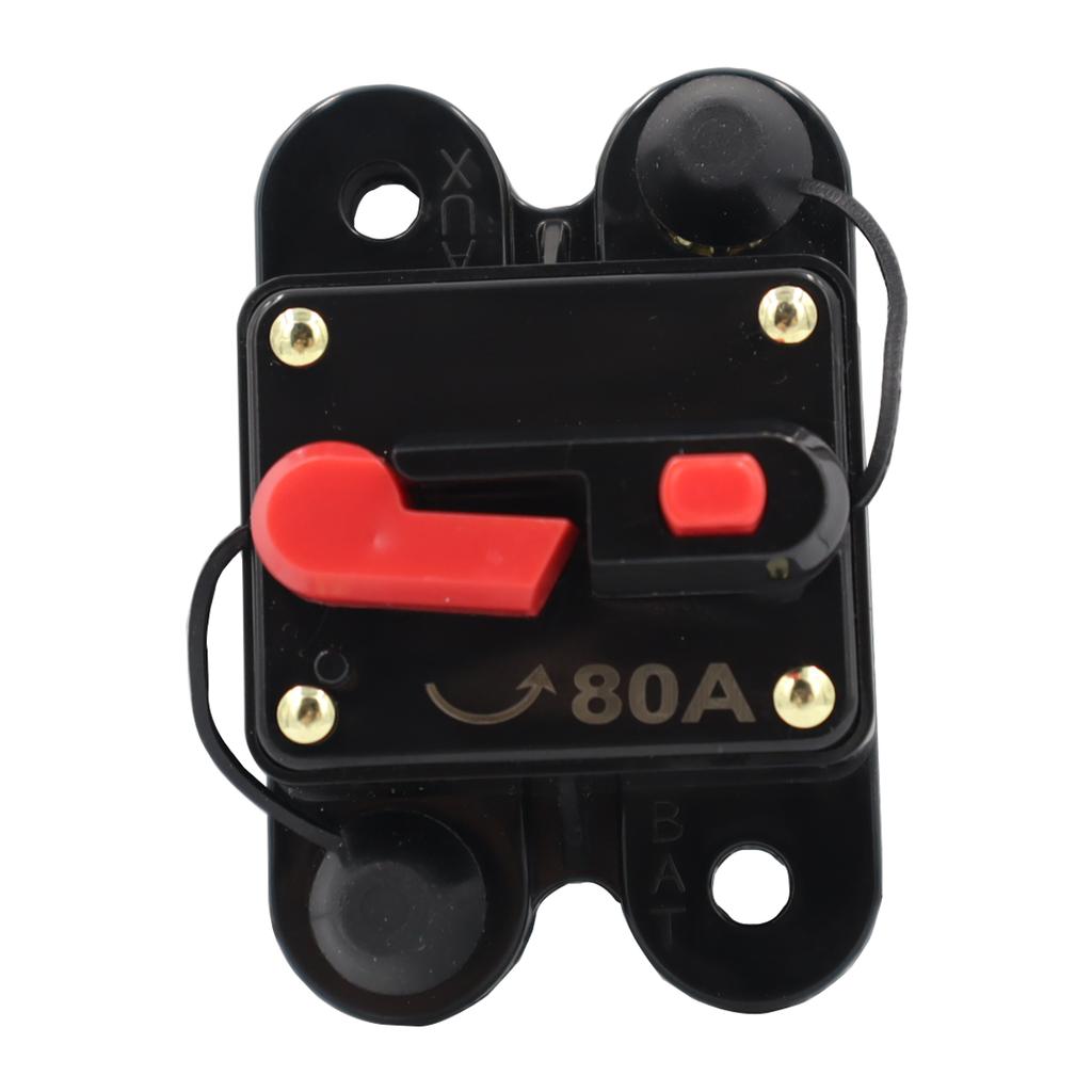 DC Circuit Breaker 50A 200A Reset 12V-24V Fuse Holder for Car Audio Amps Protection Solar System Inverter Replace Fuses Fuses4