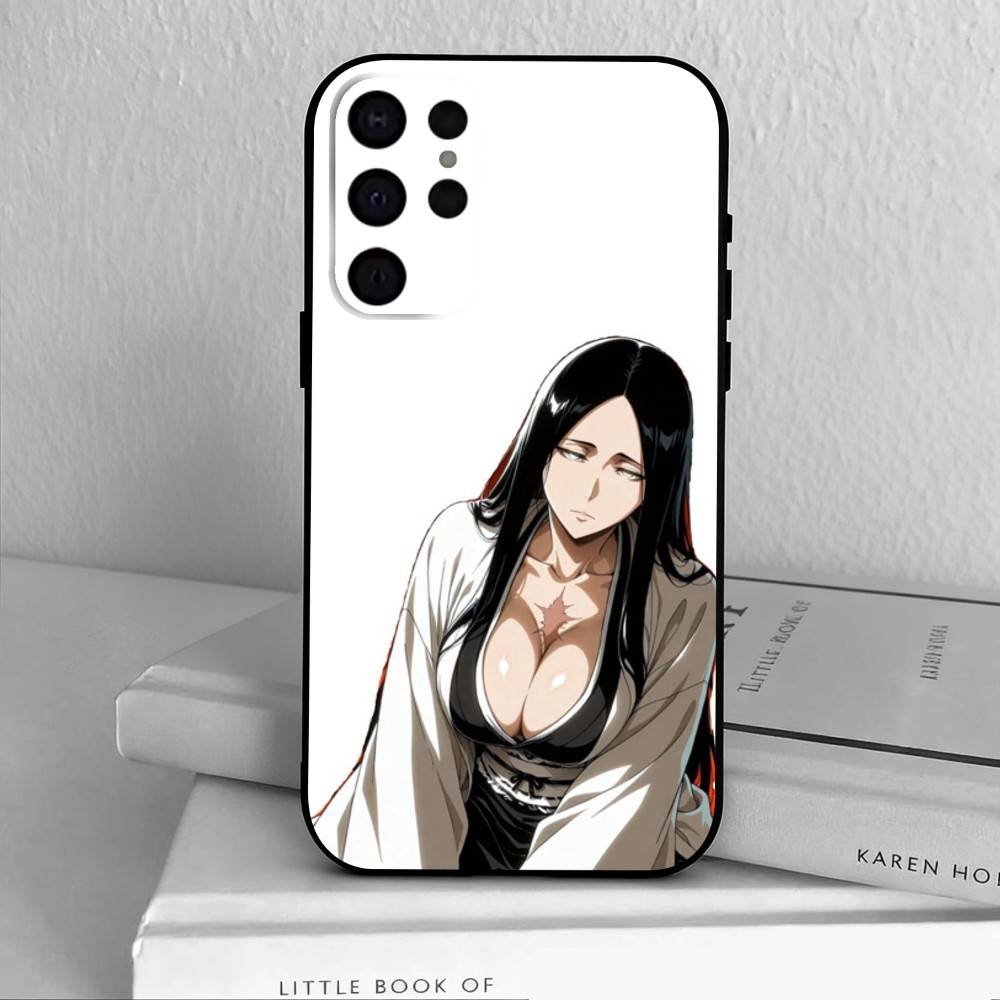 Etui Na Telefon R-Retsu Unohana B-Bleachs Dla Samsung S25,24,23,22,30,21,10,9,Ultra,Plus,Lite,FE,4,5 G Miękkie Czarne Etui