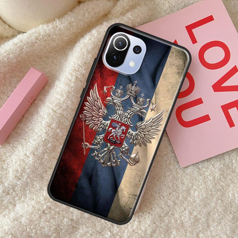 Russia Russian Flags Emblem Case For POCO X4 Pro F3 M3 M4 Pro X3 Pro GT Phone Cover For Xiaomi 12 11T Pro Mi 11 Lite