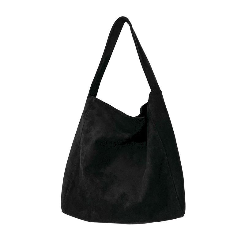 IELGY Ladies Messenger Bag Simple Large-Capacity Shoulder Suede Bag