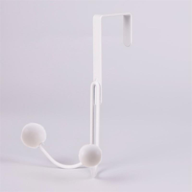 

Гачки для дверей спальні, вішалка для одягу, металева домашня організація зберігання, подвійні гачки, тримач для сумок, рейлінги