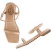Shoetopia Women'S Snd-116 Tan Flat Sandal-7 Kids Uk (Snd-116-Tan)-Eu40