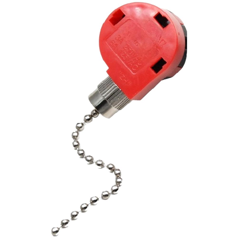 Bronze 4-Speed Pull Chain Switch for Ceiling Fans Pendant Lights Wall Lamps