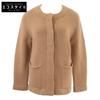 TOYOBOSHI HANASE 10IT-BC0005 Cashmere100 Cardigan by Ito-Gi Tops 1 CamelUsed