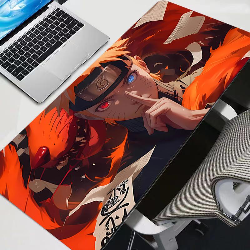 Anime Computer Mouse Pad Durable Naruto Gamer Mouse Pads Large Gaming Mousepad XXL Desk Mause Pad Keyboard Mouse Carpet