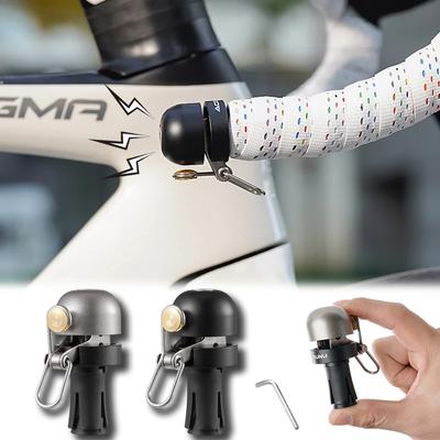 Bicycle Bell Mini Handlebar Bell High Resolution Ring Alarm Ring Ring Transparent Loud Sound Bicycle Horn Bicycle Accessories