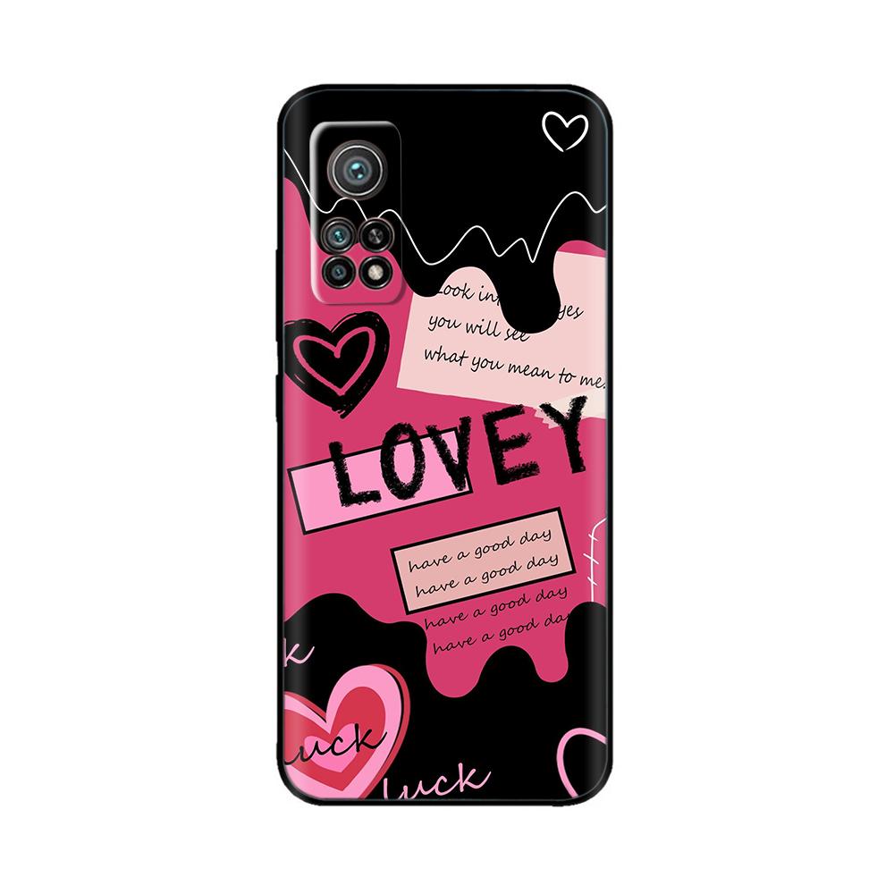 Etui na telefon Xiaomi Mi 10T Etui Butterfly Heart Miękkie etui z płynnego silikonu dla Xiaomi Mi 10T Pro Mi10T Pokrowiec dla Xiaomi 10T Pro