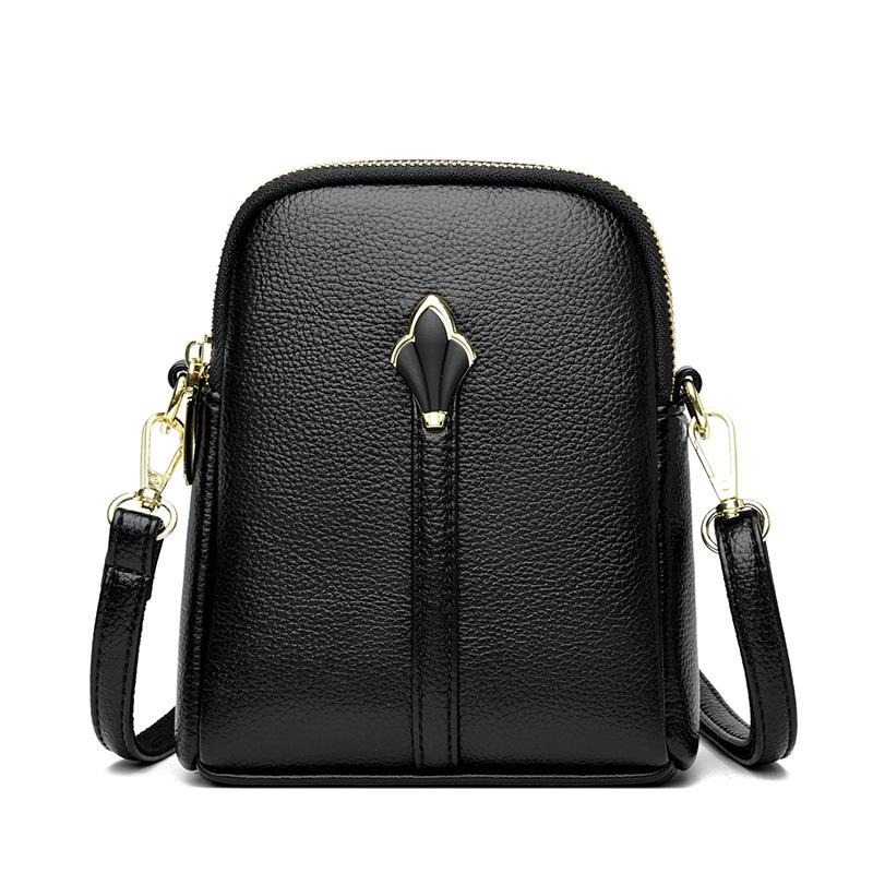 Kleine quadratische Tasche, einfache Umhängetasche, hochwertige und stilvolle Umhängetasche