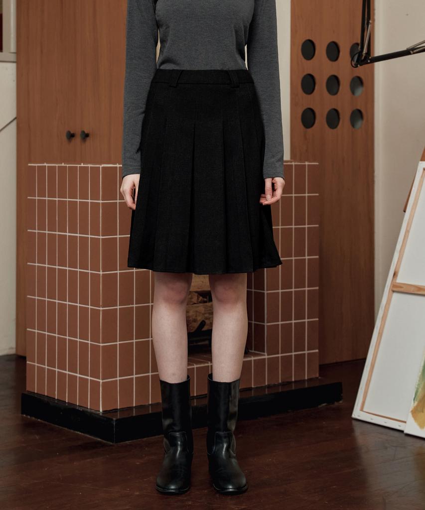 Zero Street [2Type] Midi Pleated Skirt