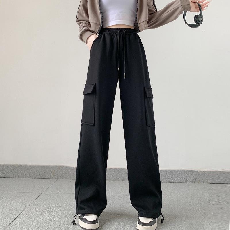 Women's High-Waisted Drapey Sweatpants - Autumn/Winter 2025