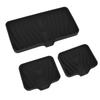 Kitchen Soap Tray Countertop Silicone Sink Deflector Sponge Holder for Bathroom Toilet