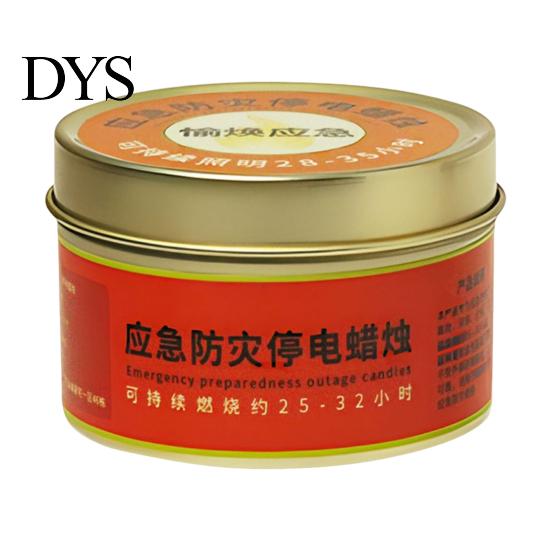 Long-lasting Emergency Candle 30 Hours Smoke-Free Odorless Survival Windproof 26-30 Lasting Disaster Prevention Candles for Power Outages Camping Safe