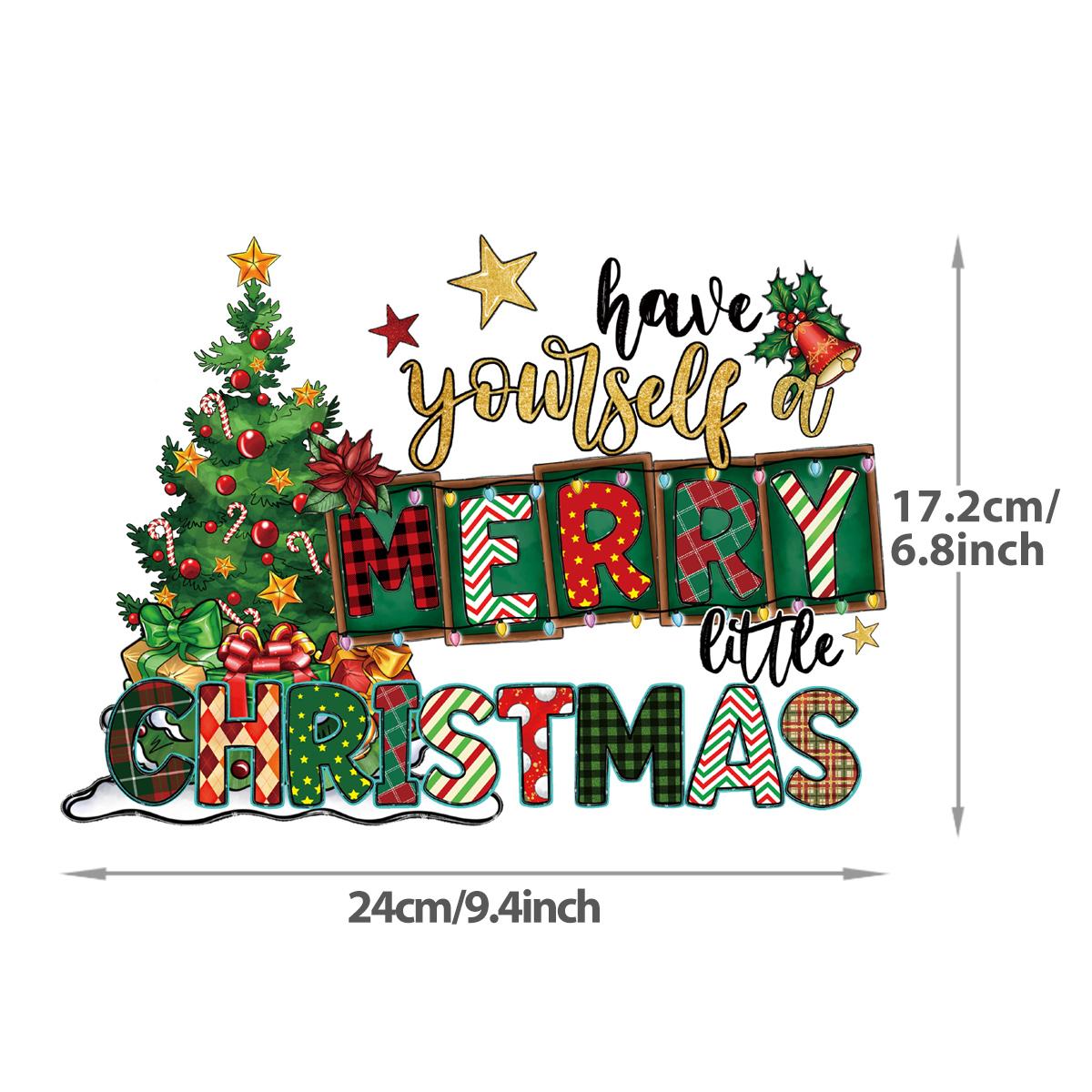 

Одежда, нашивки в виде рождественской елки, толстовки с капюшоном, нашивки, одежда, наклейки, футболки ручной работы, термоперенос, виниловые термотрансферные нашивки