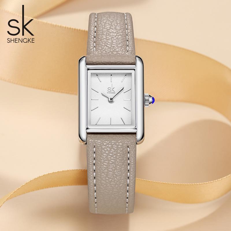 Watch Women'S Square Premium Watch Waterproof Simple Student Fashion Temperament Belt Women'S Watch 0214