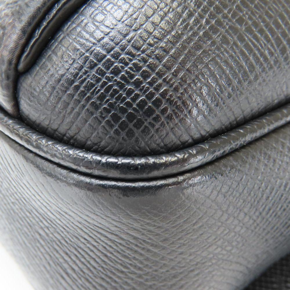 Used LOUIS VUITTON body bag Bum bag outdoor M30245 Taiga/Monogram Eclipse Noir Taigalama