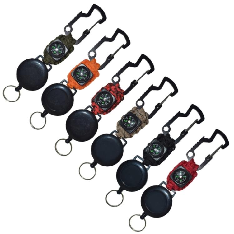 Extendable Keychains Clip Badges Holder Heavy Duties Coiled Steel Cable Rope