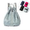 Thickened Folding Travel Bag Portable Compact Day Pack Smooth Outdoor Backpack  Men