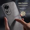 Huawei Nova 12 Pro Phone Case, Nova 12 Ultra Protective Cover, Shockproof Lens Full Protection Soft Case, Simple Outer, WoAnd Leather Case, Black