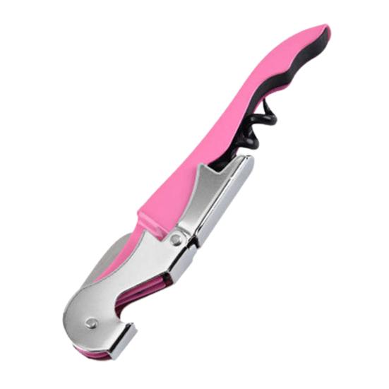 Otvírák na červené víno Ergonomická rukojeť s vysokou pevností odolná proti korozi Skládací nerezový ruční otvírák 3 v 1 vývrtka s řezačkou Domácí potřeby