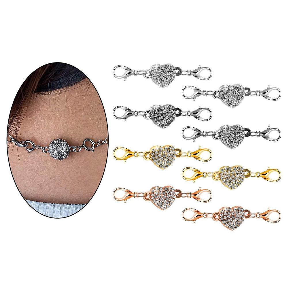 8x Alloy Lobster Clasps Claw Jewelry Making for Keyring Necklace 41x11mm
