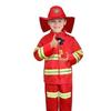8-teiliges Feuerwehrmann-Kostüm für Kinder Feuerwehrmann Verkleidungskleidung Feuerwehrmann-Kostüm mit Spielzeugzubehör-Set für Rollenspiele