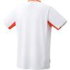 YONEX T-Shirts Men's White Crew Neck Moderate Straight Fit 10576-011