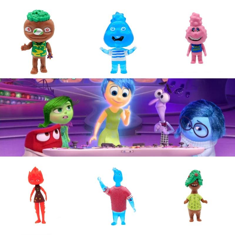 Crazy Element City Sammelfiguren-Set mit 6 PVC-Anime-Modellen