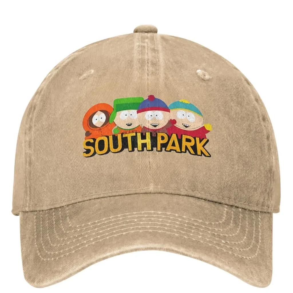 Souths Cartoon Parks Logo Lässige Baseballkappe Sommer Trucker-Mütze Tennis Skate Snapback-Kappe Unisex Unisex Klassische Baseballkappen