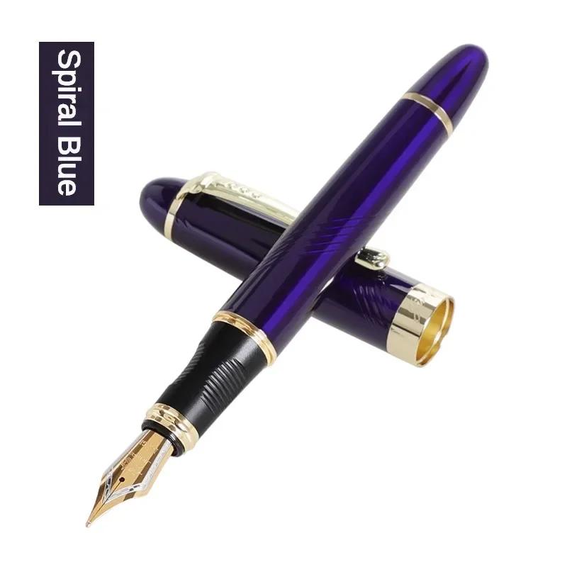 Jinhao X450 Fountain Pen Iraurita Nib Full Metal Golden Clip Luxury Pens Student Gift Stationery Office School Supplies