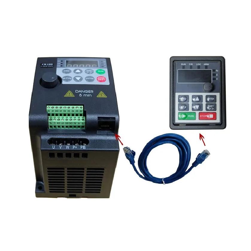 220V 0.75KW/1.5KW/2.2KW 1HP/2HP/3HP Economical Mini VFD Variable Frequency Drive Converter for Motor Speed Control Inverter