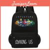 Among Us Kids School Bag With Durable Waterresistant Fabric And Air Cushion Straps