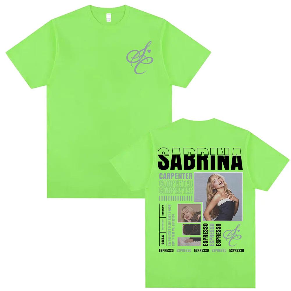 Sabrina Carpenter Short N Sweet Album Tour Tshirts Unisex Womens Harajuku Hip Hop Trend T Shirt Summer Tops High Quality Tshirt