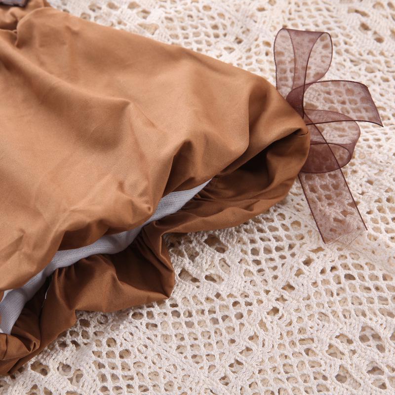 2025 Summer Trendy Girls' Two-Piece Set: Ruffled Sleeve Shirt & Bloomers