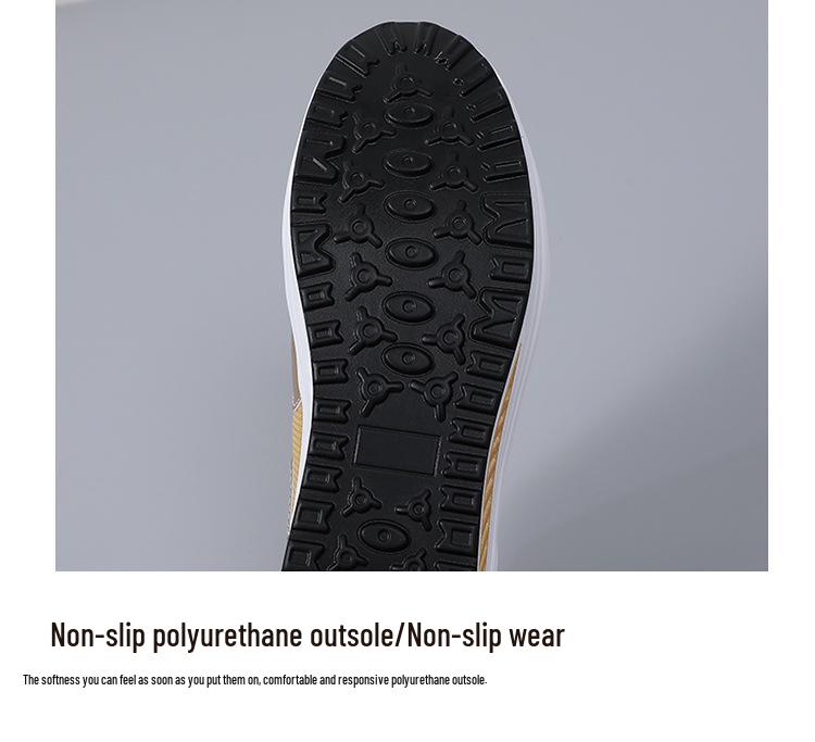 Women's Mesh Breathable Thick-Soled Dad Shoes, Height-Increasing Rocking Sneakers, Casual Sports Style, Available in Sizes 41-42.
