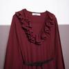 Spring 2025 European & American Women's Layered Midi Dress