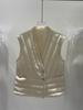 White Duck Down New Light Down Vest Women's Short V-neck Liner Is Thin and Warm Autumn and Winter Vest Tide