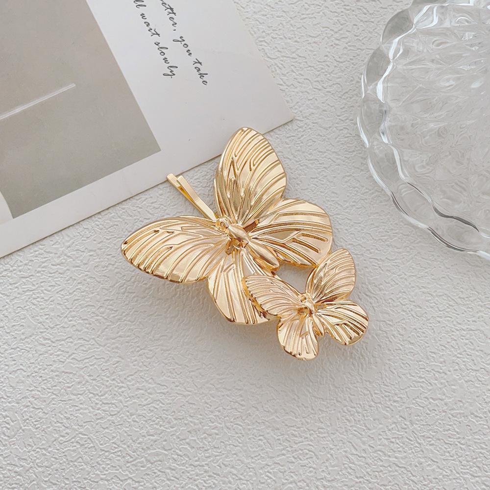 

2/3pcs/set Luxury Side Butterfly Hair Clip Pins Metal Hair Barrettes For Women Wedding Bridal Hairpin Elegant Hair Accesories