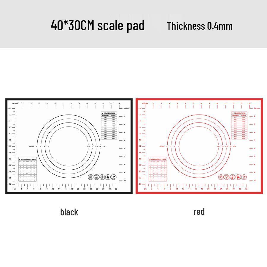 Silicone Baking & Kneading Mat - Heat-Resistant, Food-Grade, Large Cutting Board for Pizza & Macarons