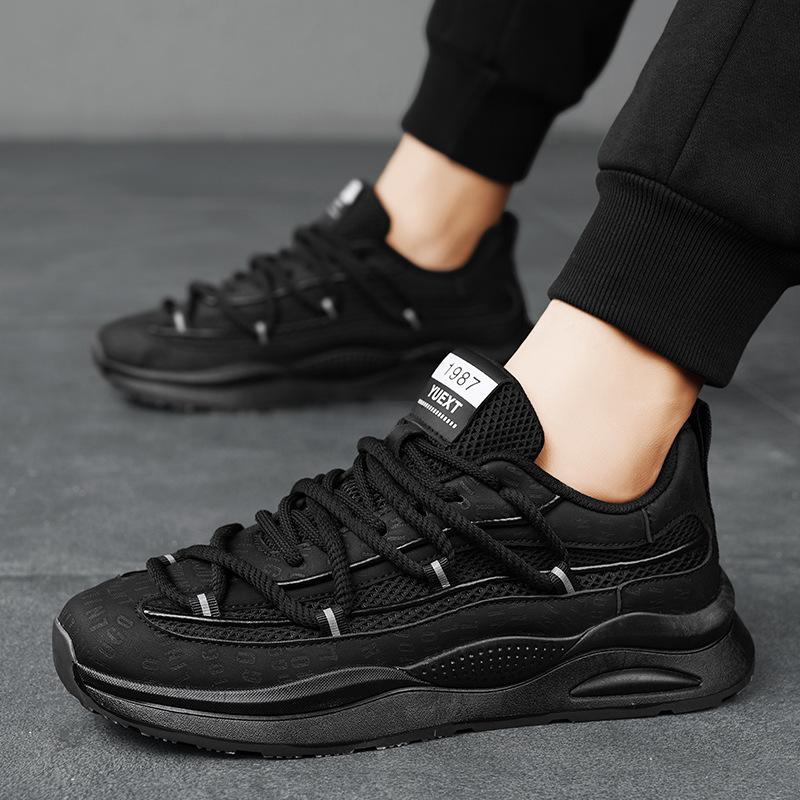 Summer high-end casual sports shoes student thick-soled heightening dad shoes