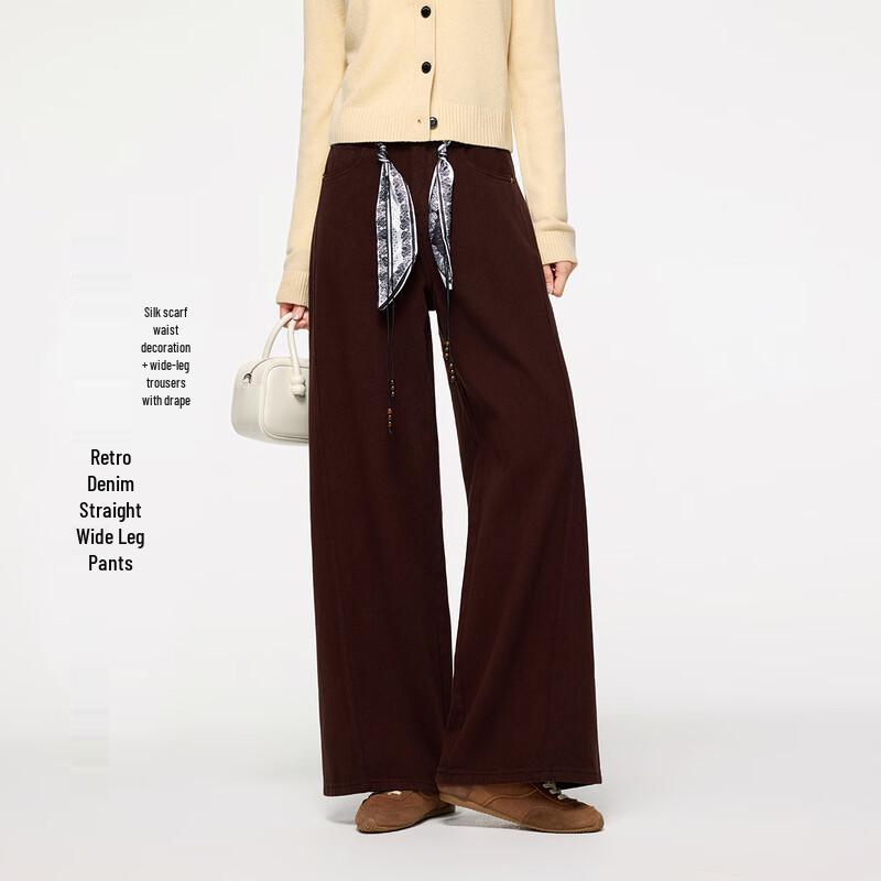 

FivePlus Women s Wide-Leg Straight Jeans L