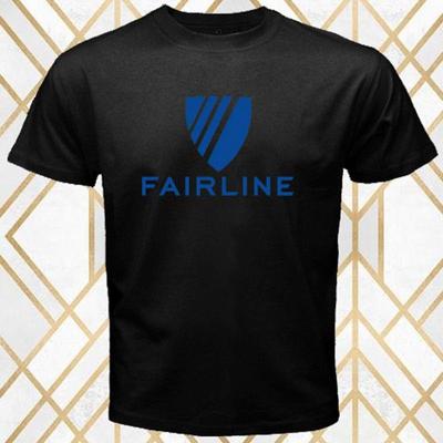 Fairline Yacths Boats Men's Black T Shirt Size S 3XL