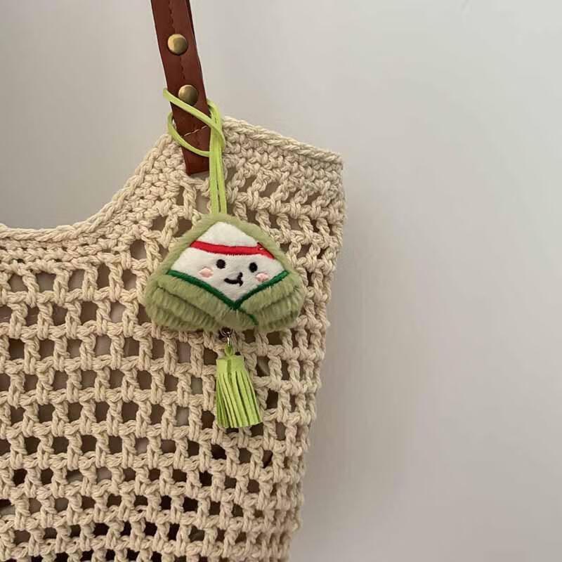 

SEE KEAN Zongzi Plush Tassel Keychain