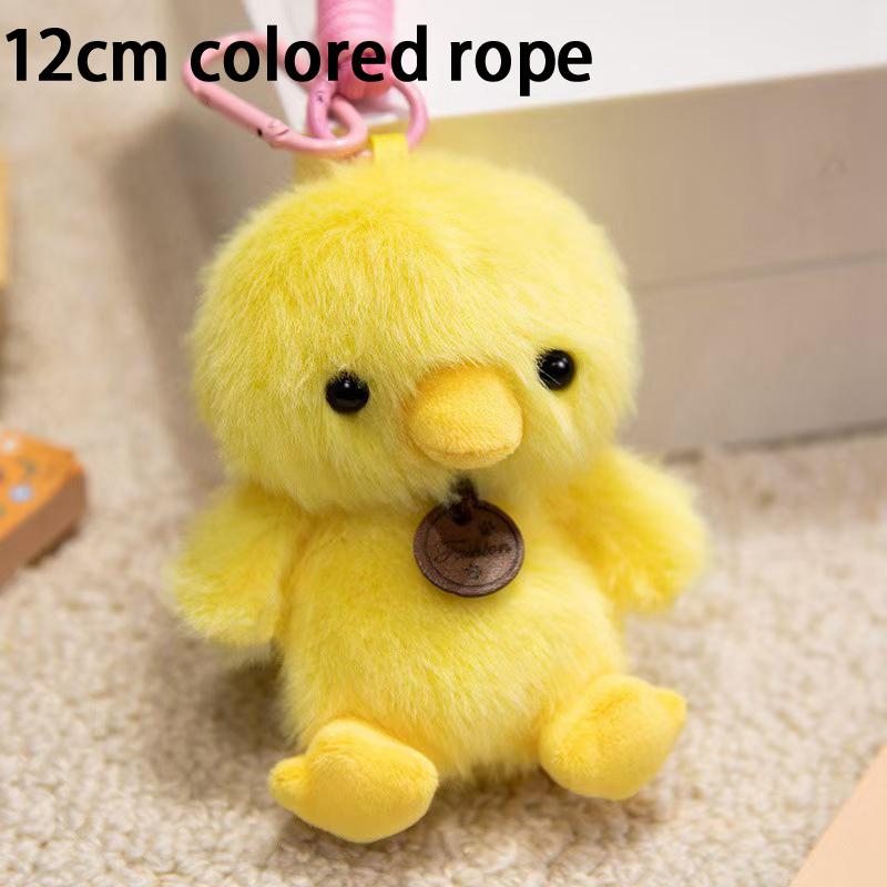 Animal Plush Pendants Cartoon Panda Sloth Pig Dinosaur Toys Cute Keychains Bag Decorations Car Interior Decorations